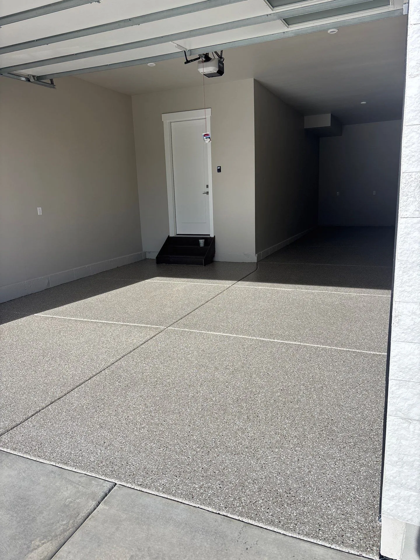 Vanessa B. testimonial garage floor by Hardy Surface Co.